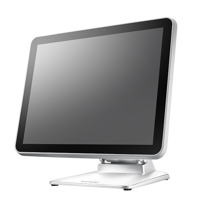 15" 4:3 White Touchscreen Monitor w/ cable